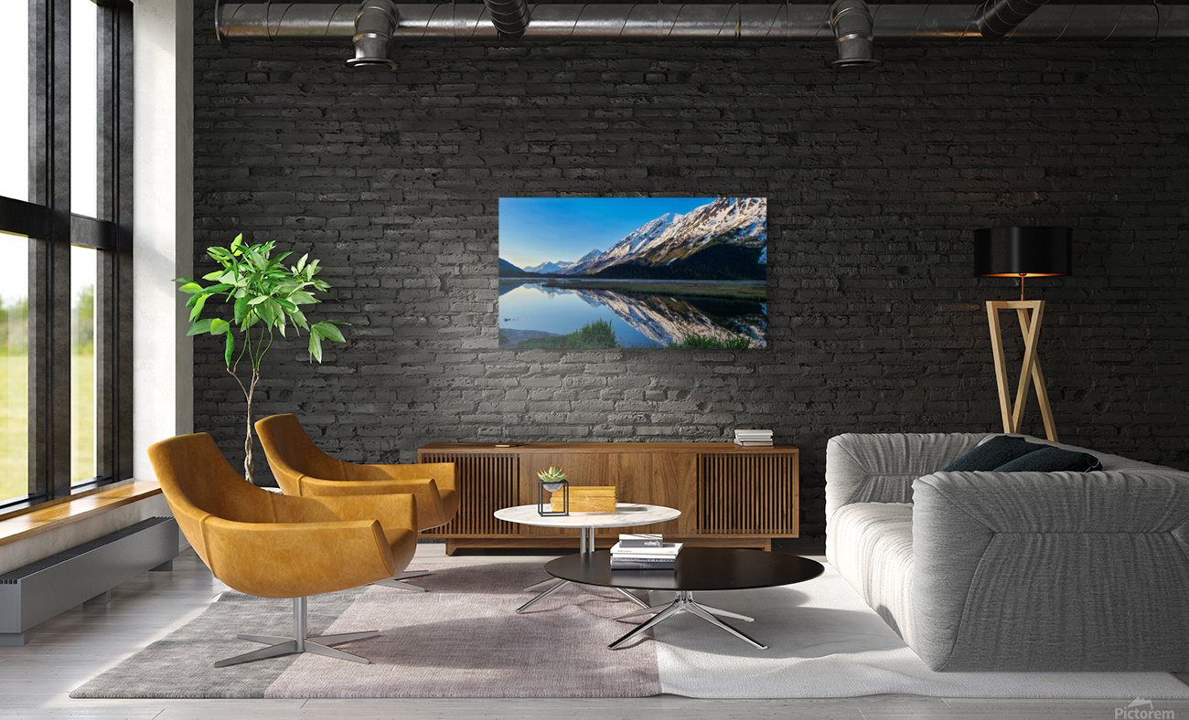 Reflective Mountain Reproduction