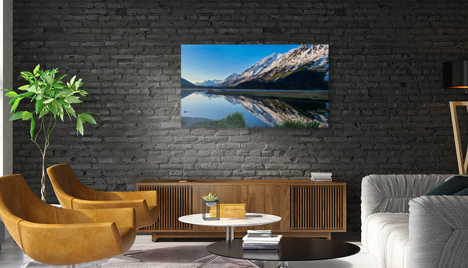 Reflective Mountain Reproduction