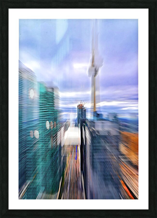 city in motion  2 Picture Frame print