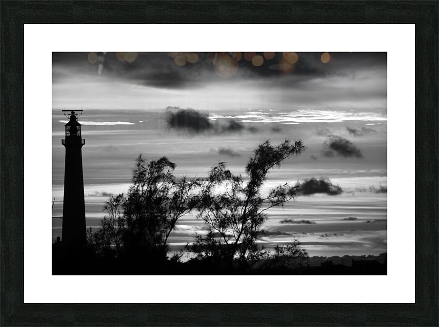 the lighthouse Picture Frame print