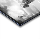 Lone Figure on Trail Ride Acrylic print