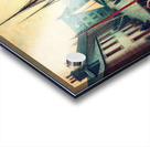 Vintage European Village Harbor Acrylic print