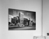 St. Johns Episcopal Church Grayscale Acrylic Print