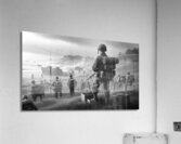 WWII Remembered – The Battlefront BW Acrylic Print
