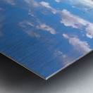 Blue Skies over Mystic River Metal print