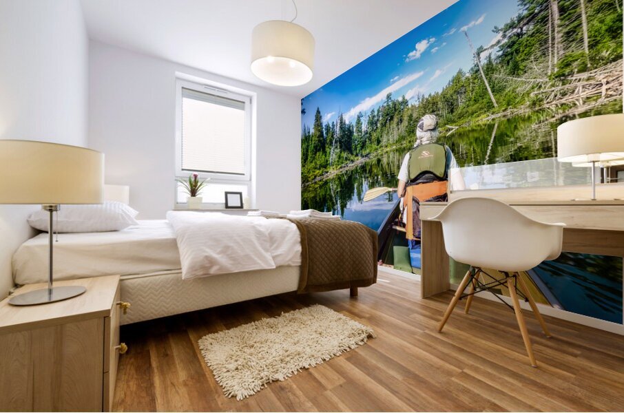 Duncan Lake MN Boundary Waters Mural print