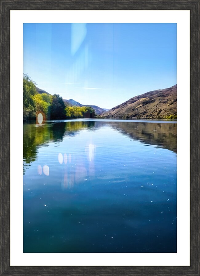Snake River Pacific NW Picture Frame print