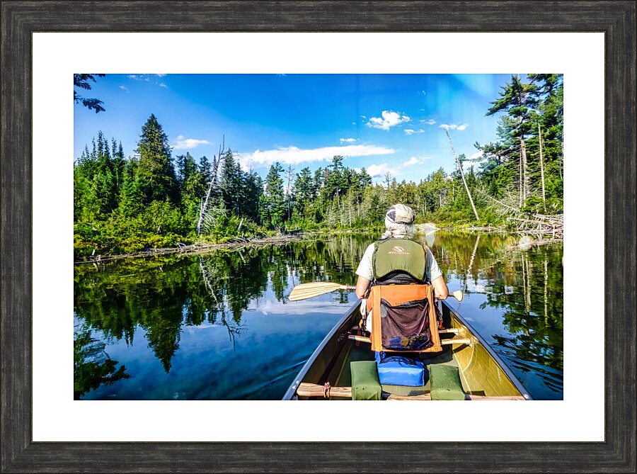 Duncan Lake MN Boundary Waters Picture Frame print