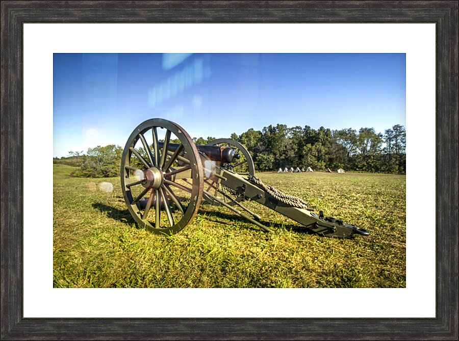 Civil War Cannon   1st East Tennessee US Artillery Picture Frame print