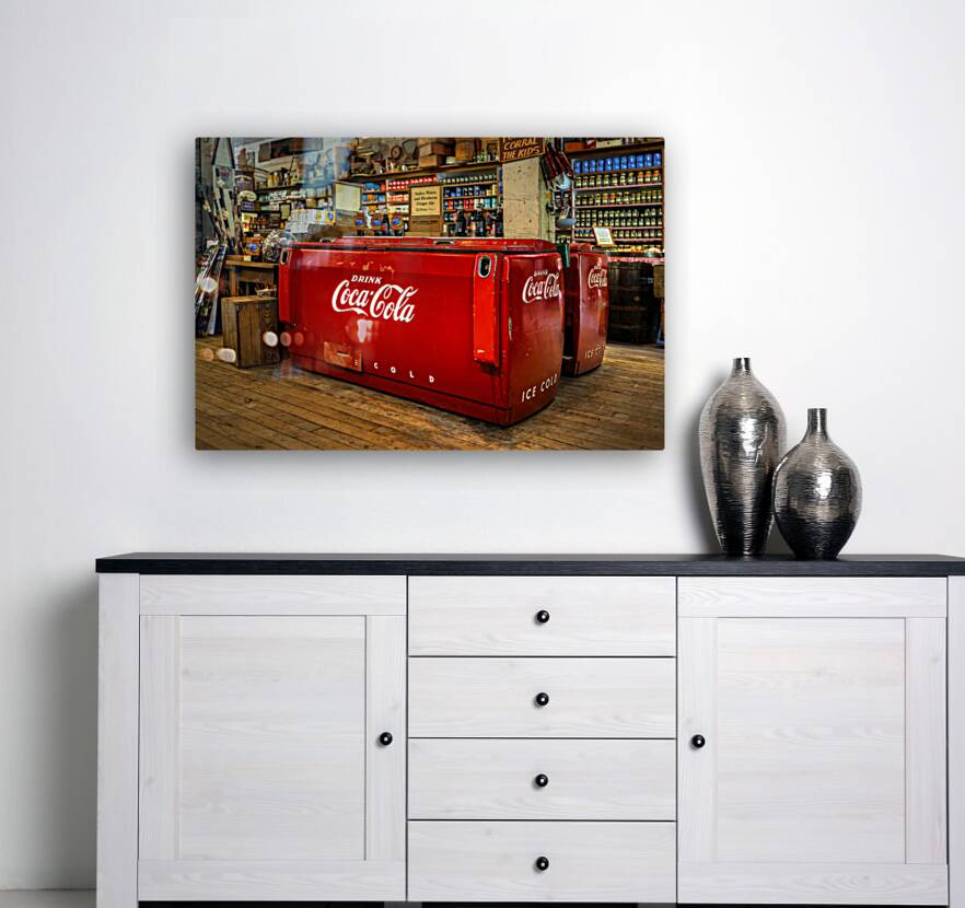 Antique Soft Drink Cooler Reproduction