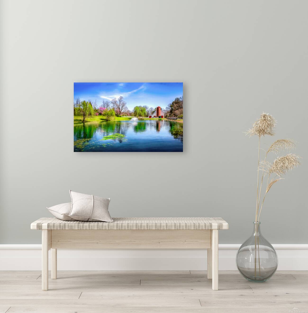 Allandale Lake in Spring Reproduction