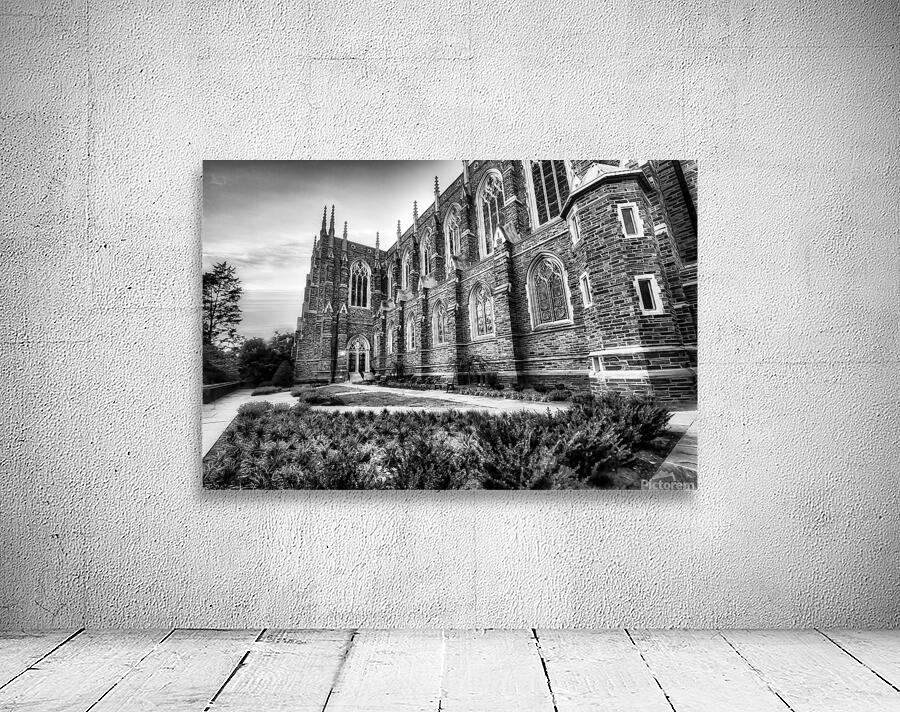 Duke Chapel Architecture in Black and White – Durham NC Wall Preview