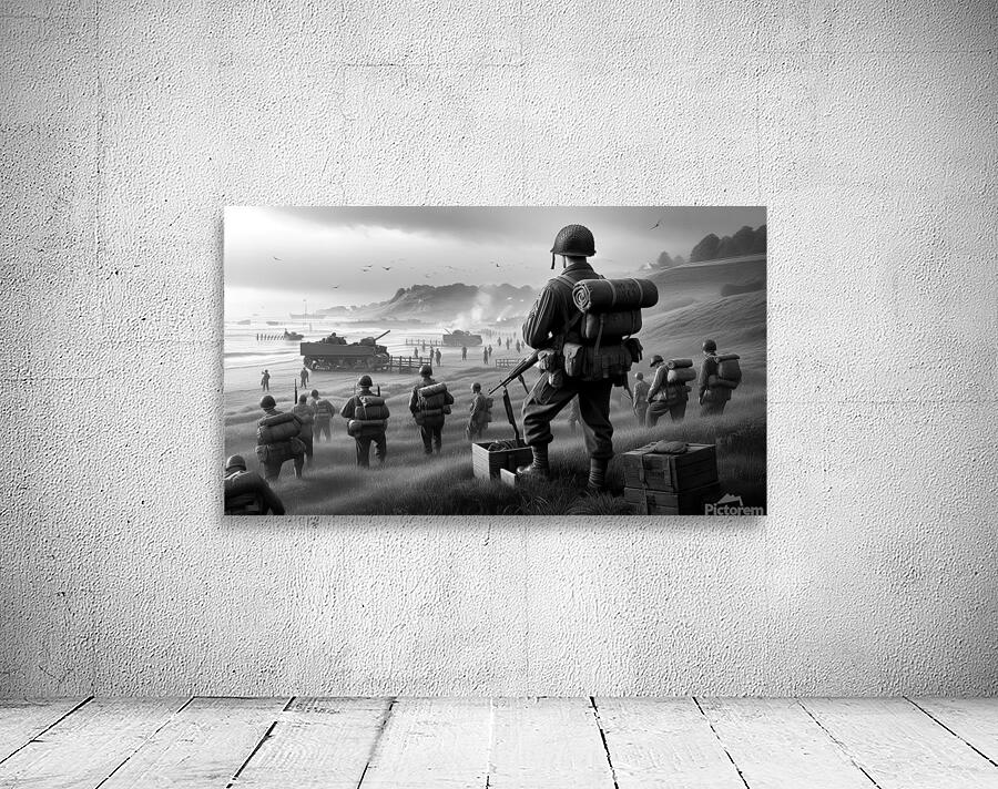 WWII Remembered – The Battlefront BW Wall Preview