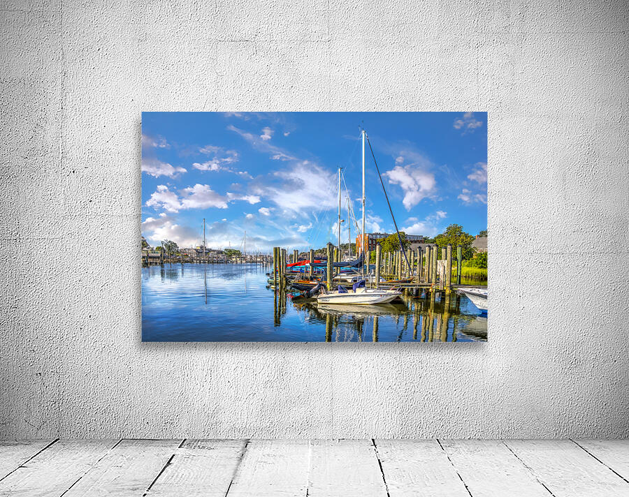 Blue Skies over Mystic River Wall Preview