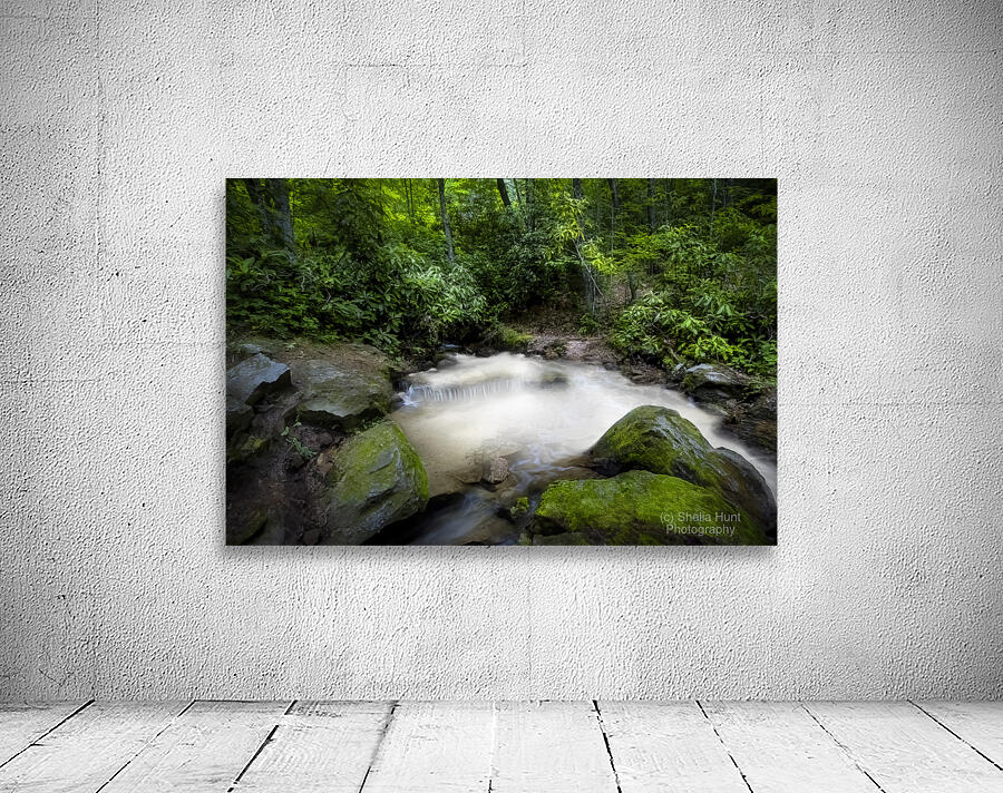 Cascade in the Mountains Wall Preview