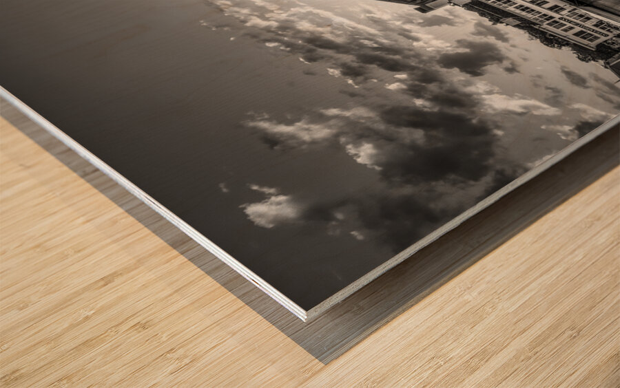 Mystic River Bascule Bridge Wood print