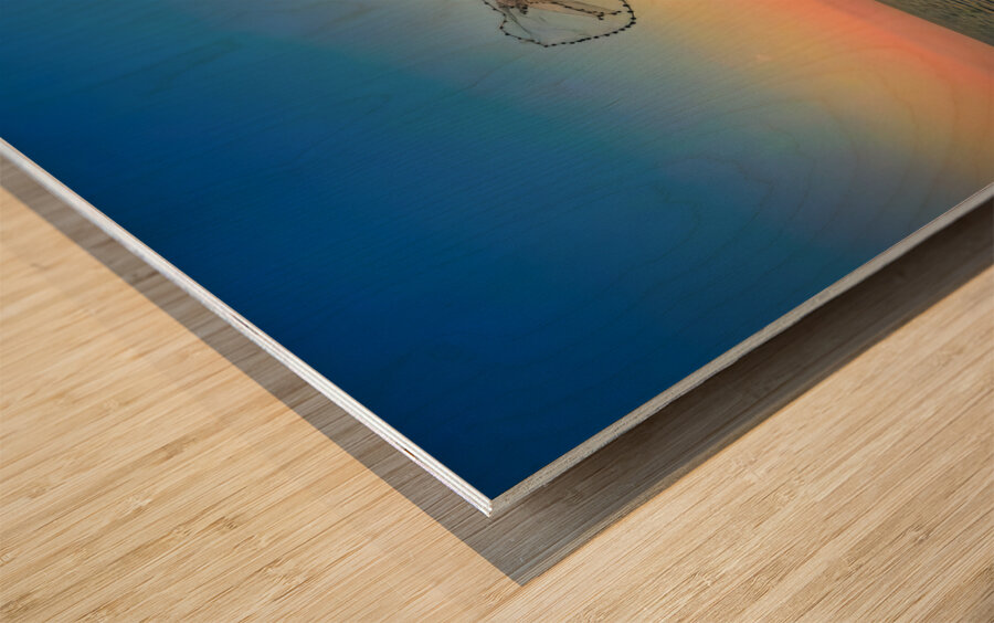 Cast Your Net Upon the Waters Wood print