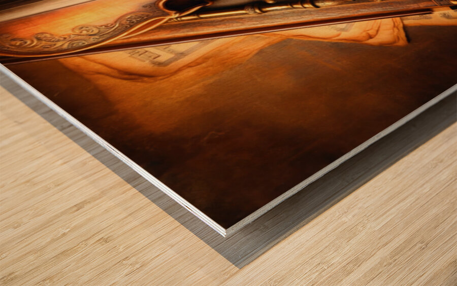 The Little Violin Wood print