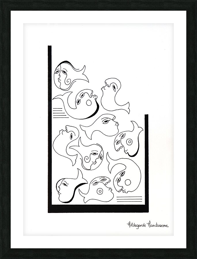 2024 Aquarium Picture Frame print