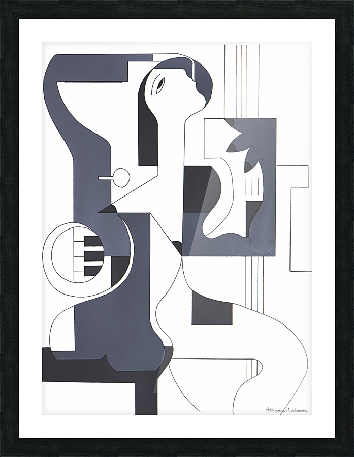 Composition Musicale Picture Frame print