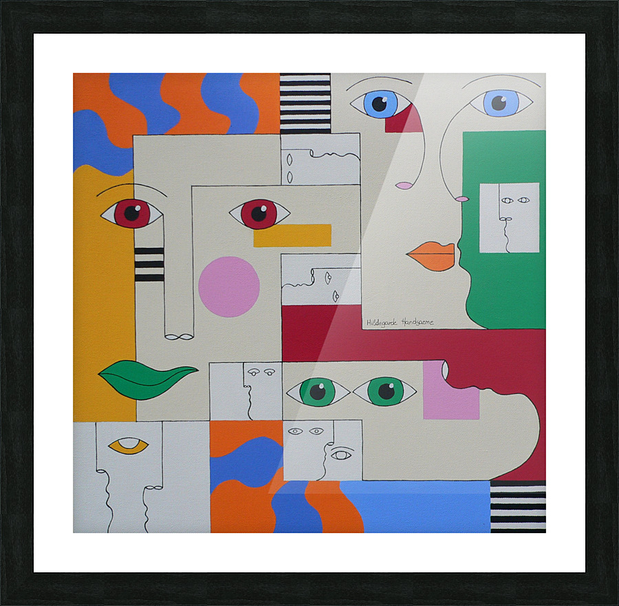 Confused Picture Frame print