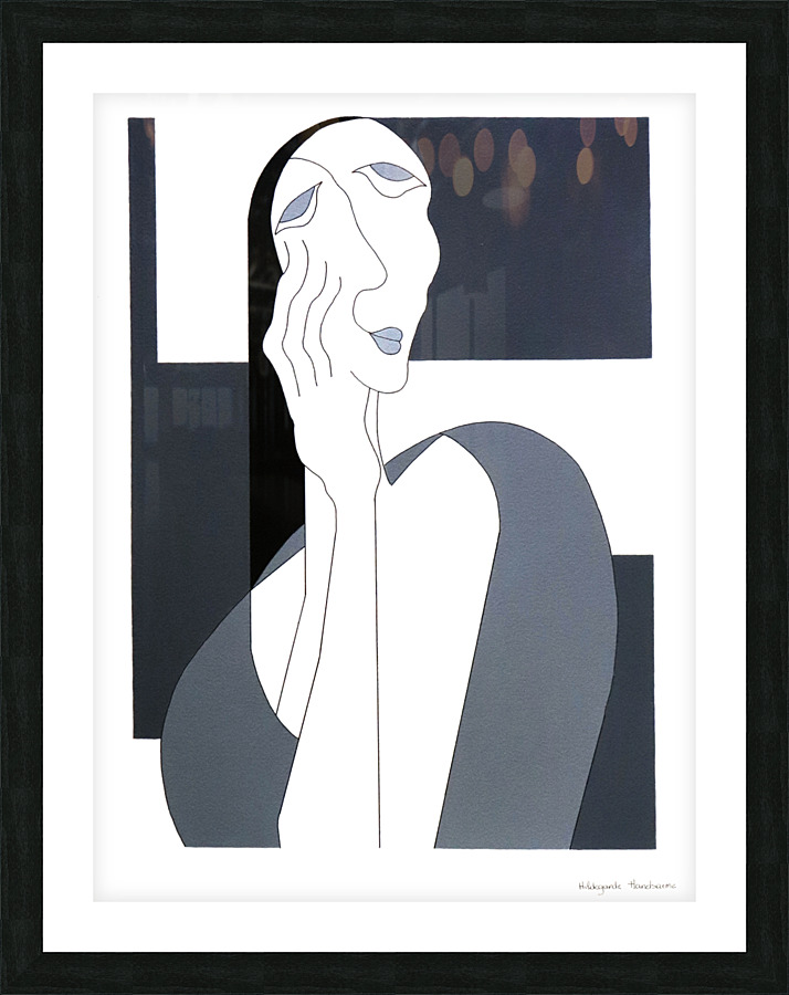 La Penseuse  Picture Frame print