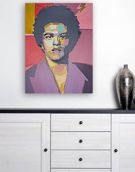 Bruno Mars   Pop Art Portrait 1 by Kassem Berjawi