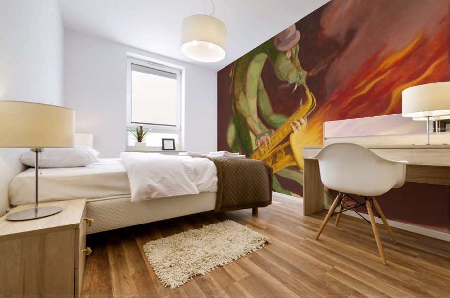 Hot Sax Mural print