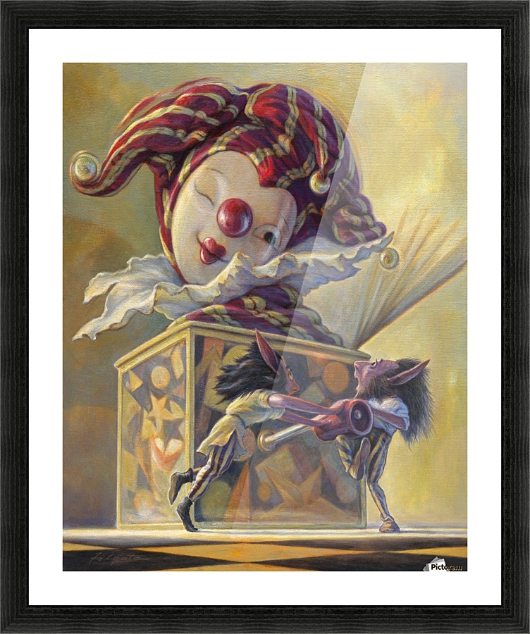 Surprise! Picture Frame print