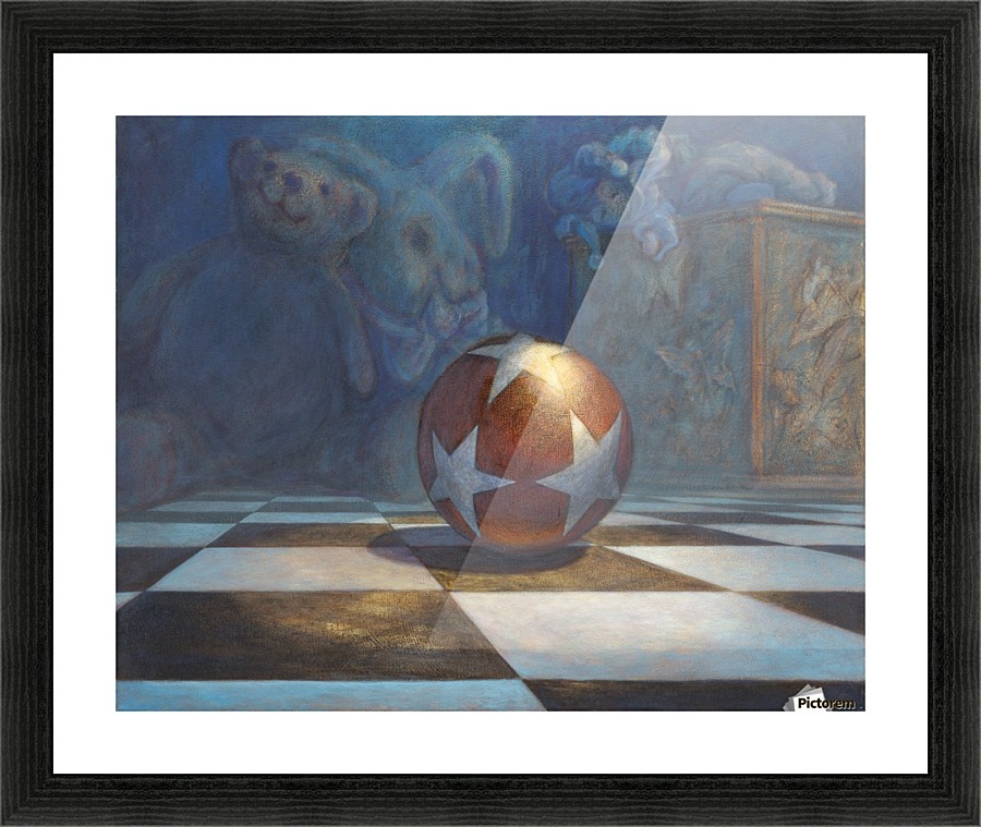 The Ball Picture Frame print