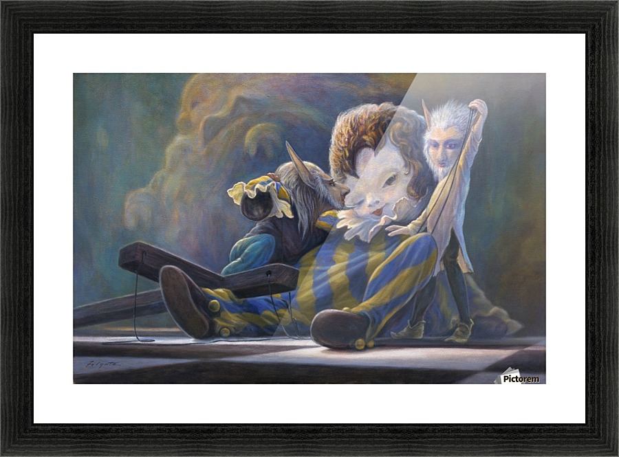 The Marionette Picture Frame print