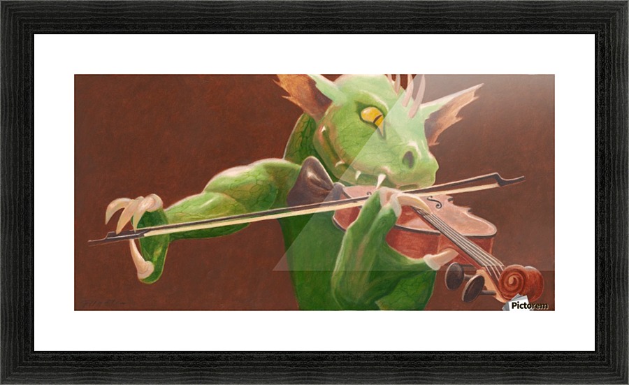 The Violinist Picture Frame print