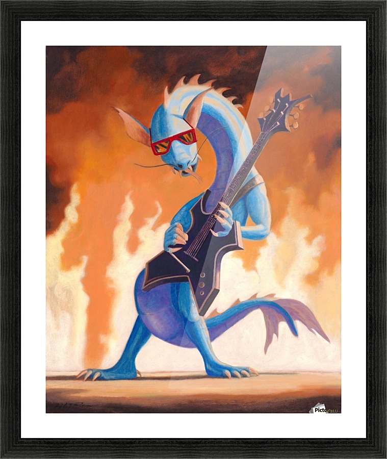 Light My Fire Picture Frame print