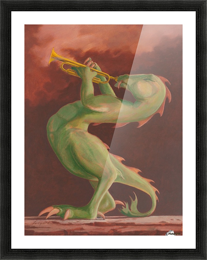 Smokin' Picture Frame print