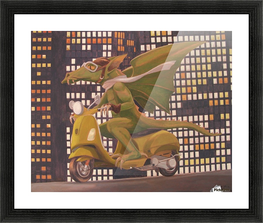 Late for the Opera Picture Frame print