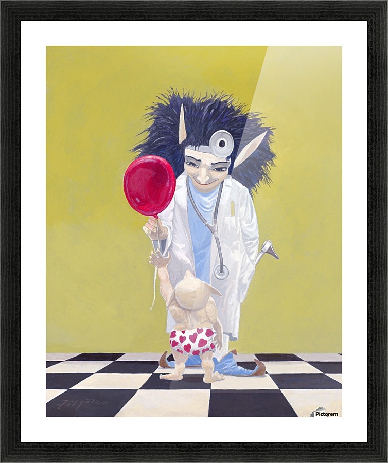 The Doctor Picture Frame print