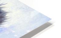 The Skier HD Metal print