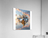 Liquid Manhattan Acrylic Print