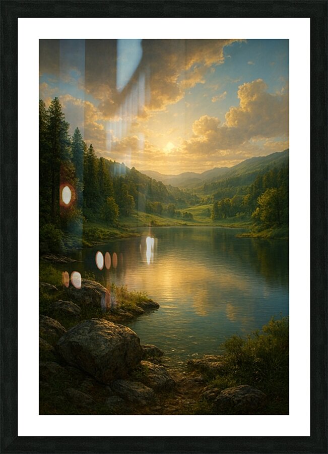 Dawns Whisper Picture Frame print