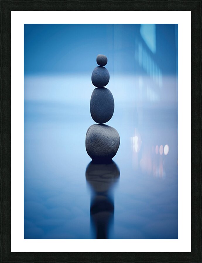 Equilibrium in Serenity Picture Frame print