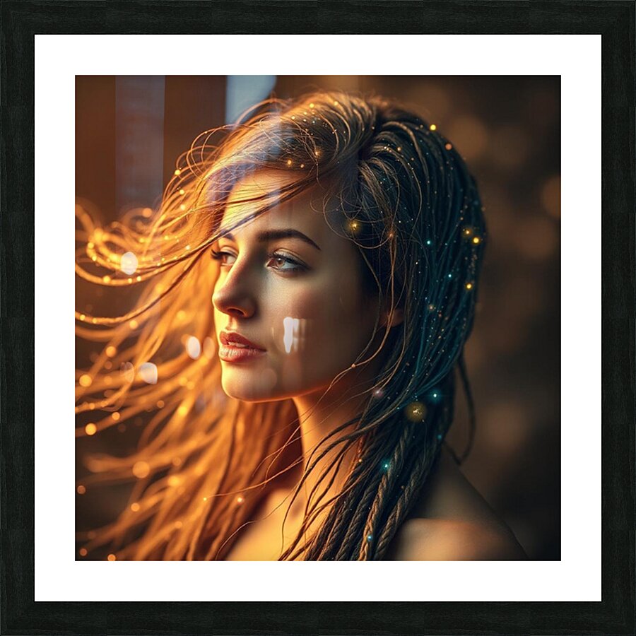 Stellar Siren Picture Frame print