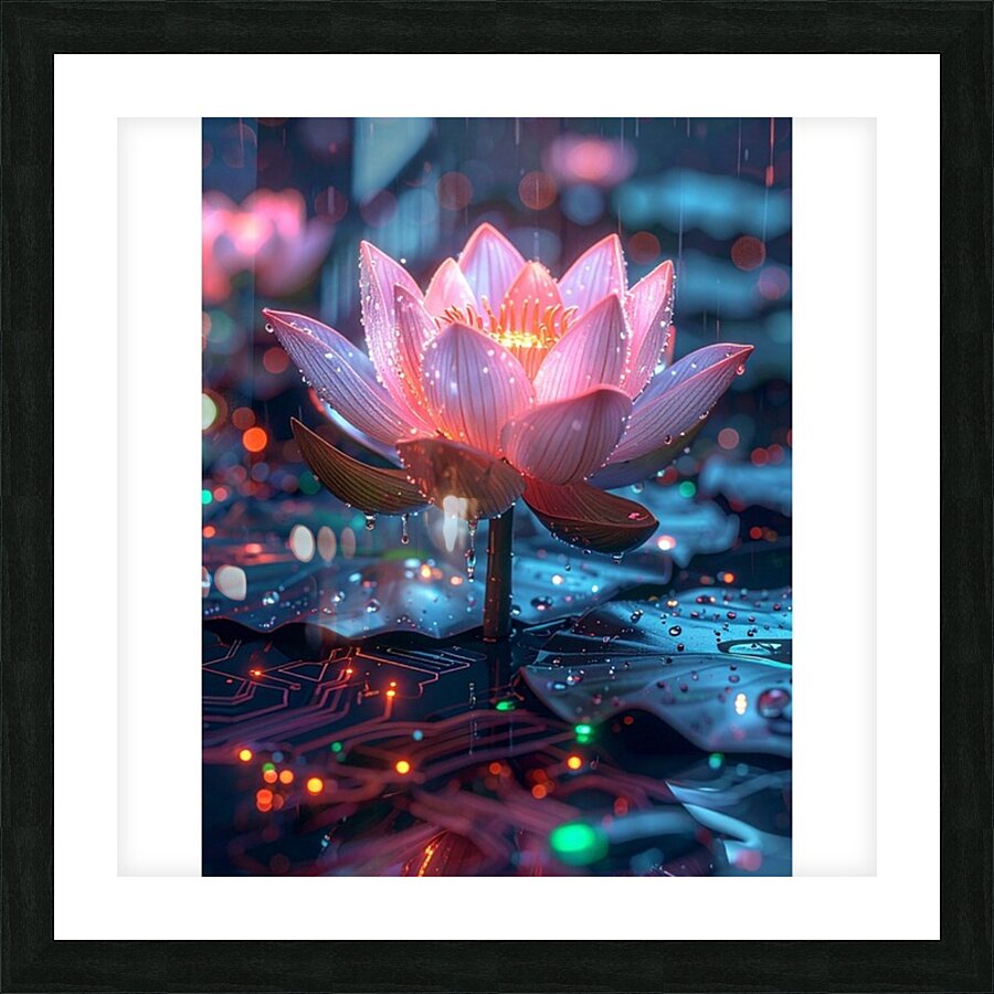 Blossoming Mind Picture Frame print