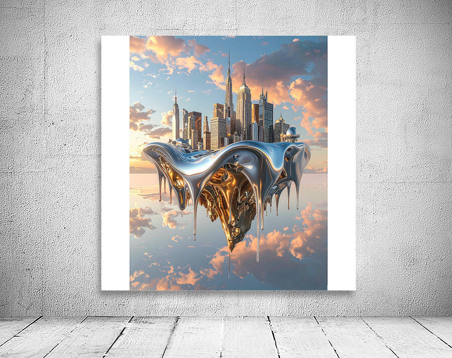 Liquid Manhattan Wall Preview