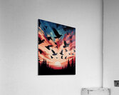 Crows Acrylic Print