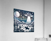 Western UFO Acrylic Print