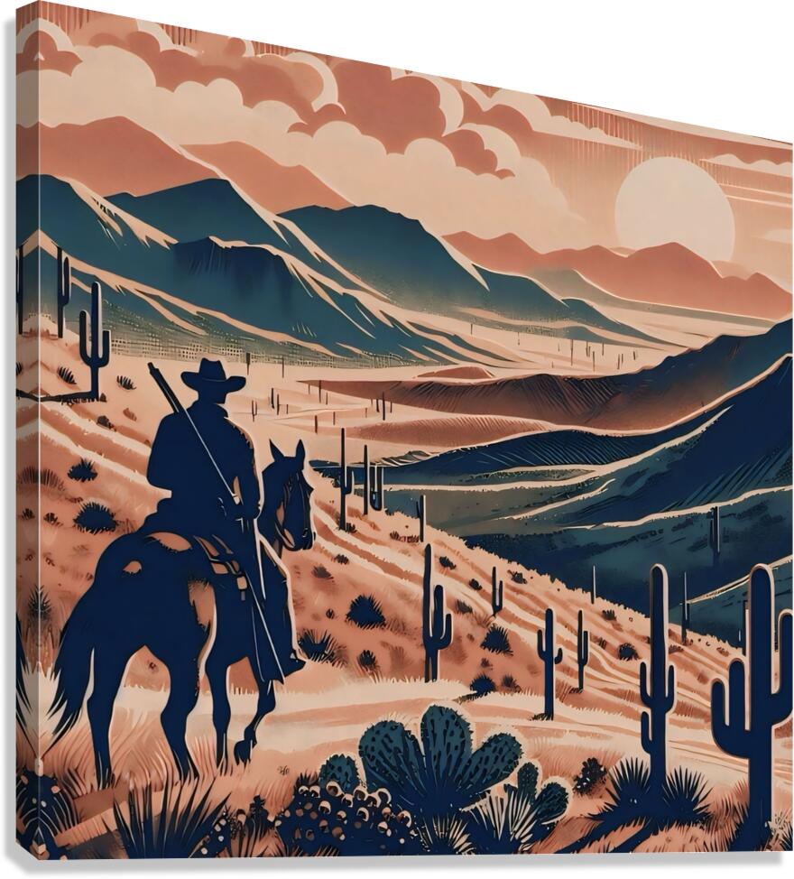 Cowboy Canvas Print