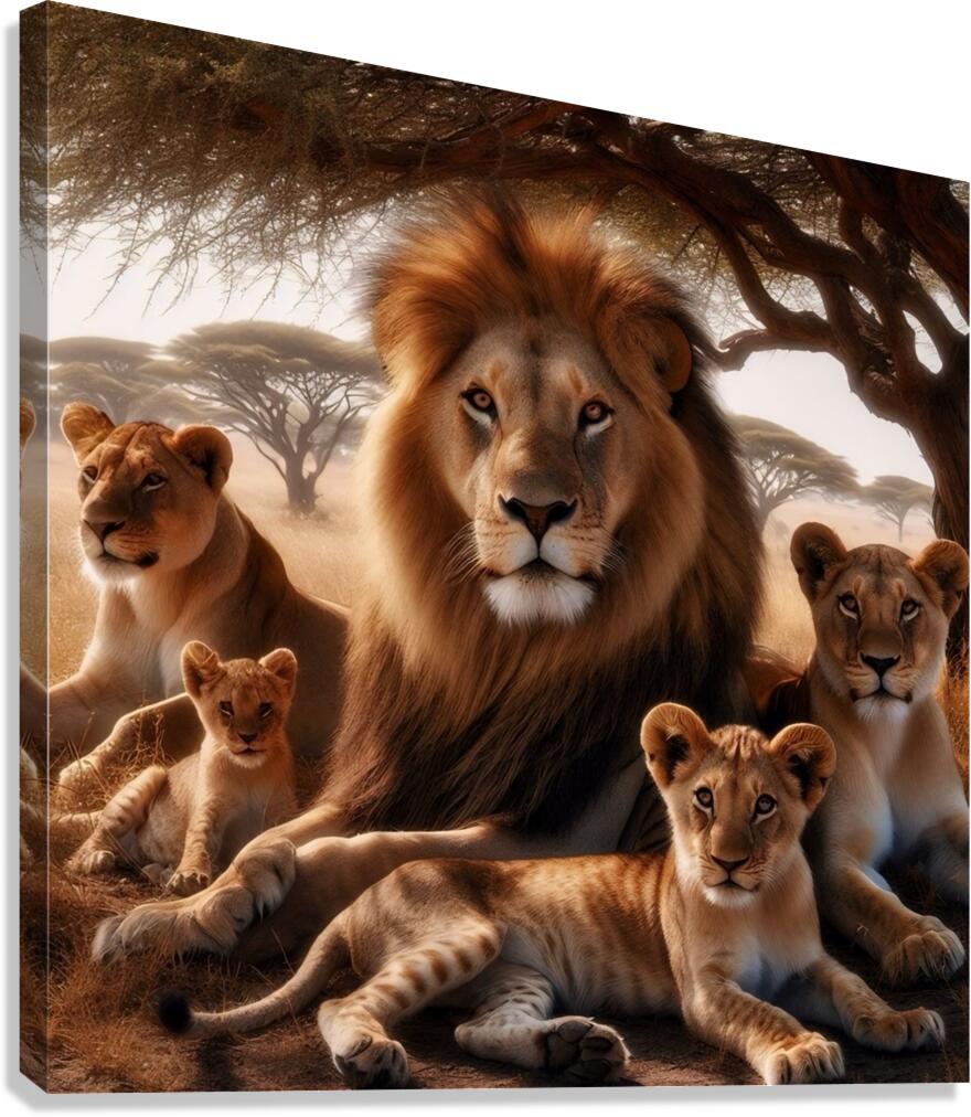 Lion Pride Canvas Print