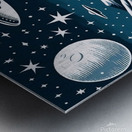 Western UFO Metal print