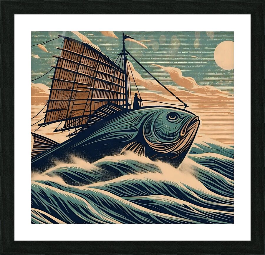 Captain  Picture Frame print