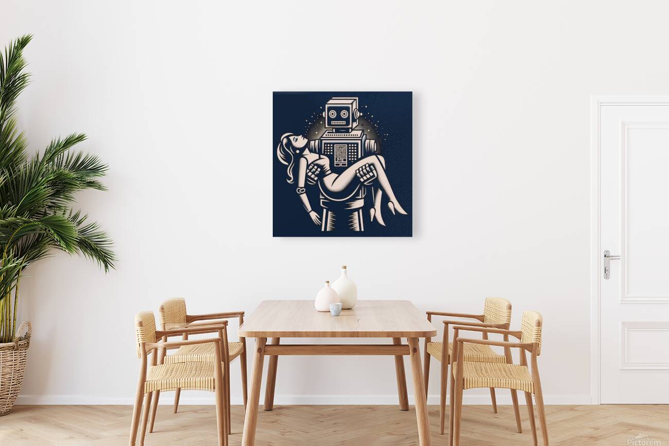 Robot & lady Reproduction